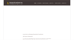 Desktop Screenshot of brownandcarlson.com